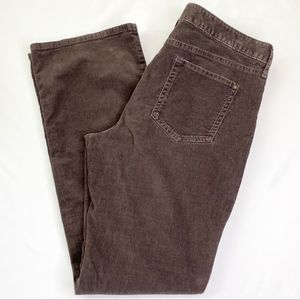 3/$30 Eddie Bauer Brown Corduroy Bootcut Pants